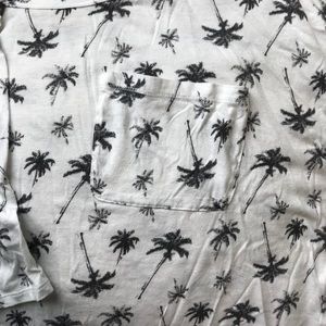 White Palm Tree T-Shirt